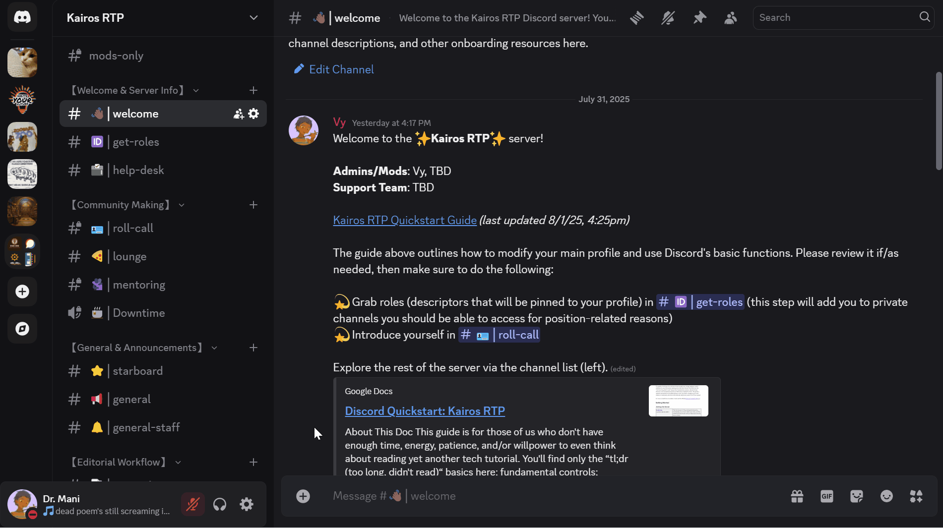 How to join, open, and engage with voice channels